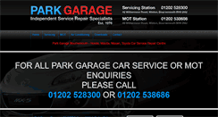 Desktop Screenshot of parkgaragebournemouth.com